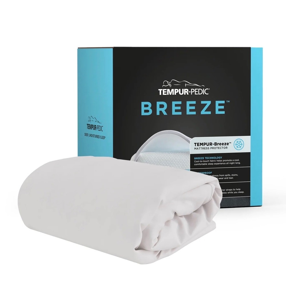 Tempur-Pedic Tempur-Protect Breeze Cooling Mattress Protector Split Cal King